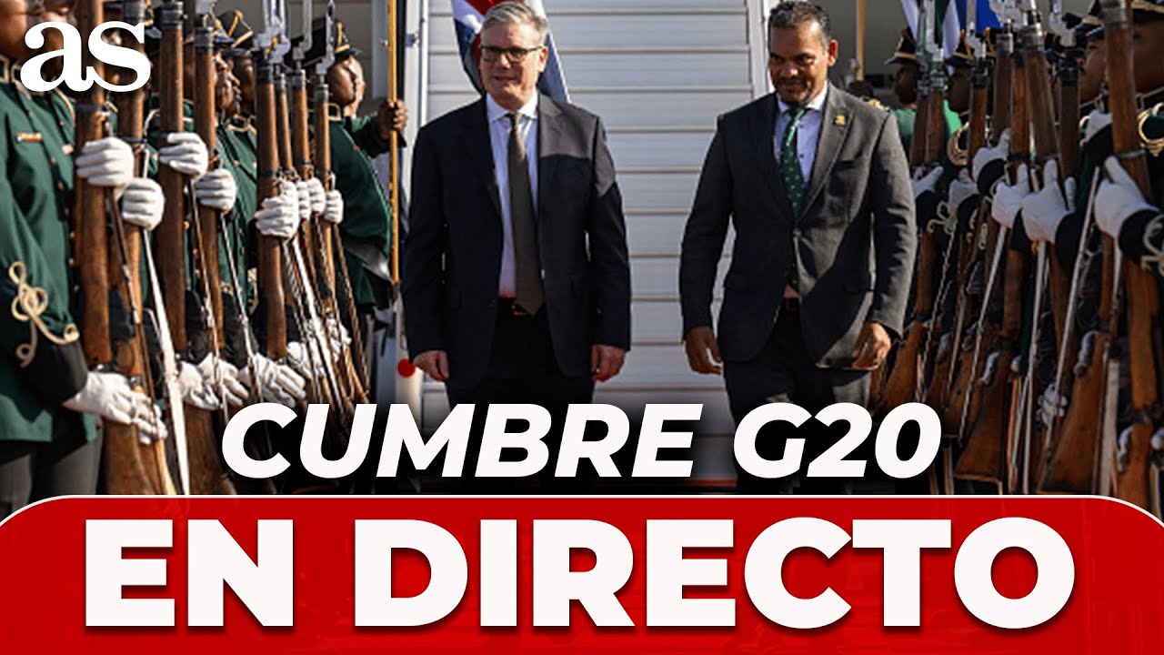 EN DIRECTO: L&Iacute;DERES MUNDIALES llegan a SUD&Aacute;FRICA para la CUMBRE del G20