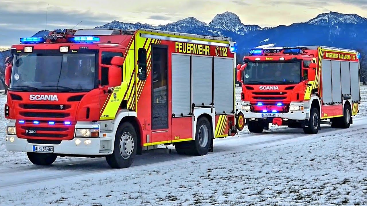 [SCANIA-Duo] HLF 20 + RW Freiwillige Feuerwehr Bad Aibling