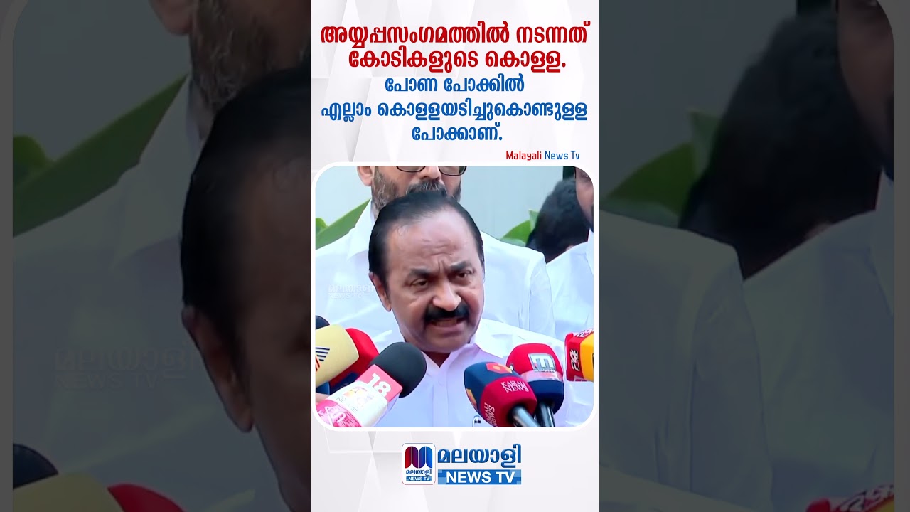 Global gathering of scoundrels? Everything in the Ponna Pok is a way of looting.| VD Satheesan
