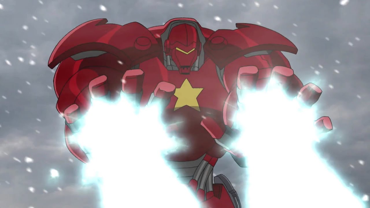 Crimson Dynamo scenes from the cartoons Compilation(1994-2024)