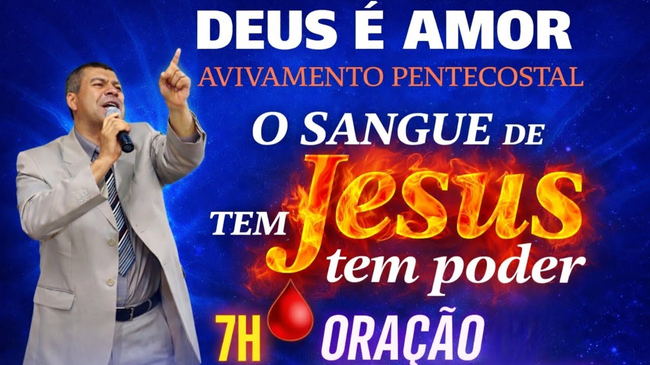 🌈ORAÇÃO DA MANHÃ 7H | PODEROSO MOVER E LIBERTAÇÃO  - JESUS É A VERDADE PENTECOSTAL IPDA 