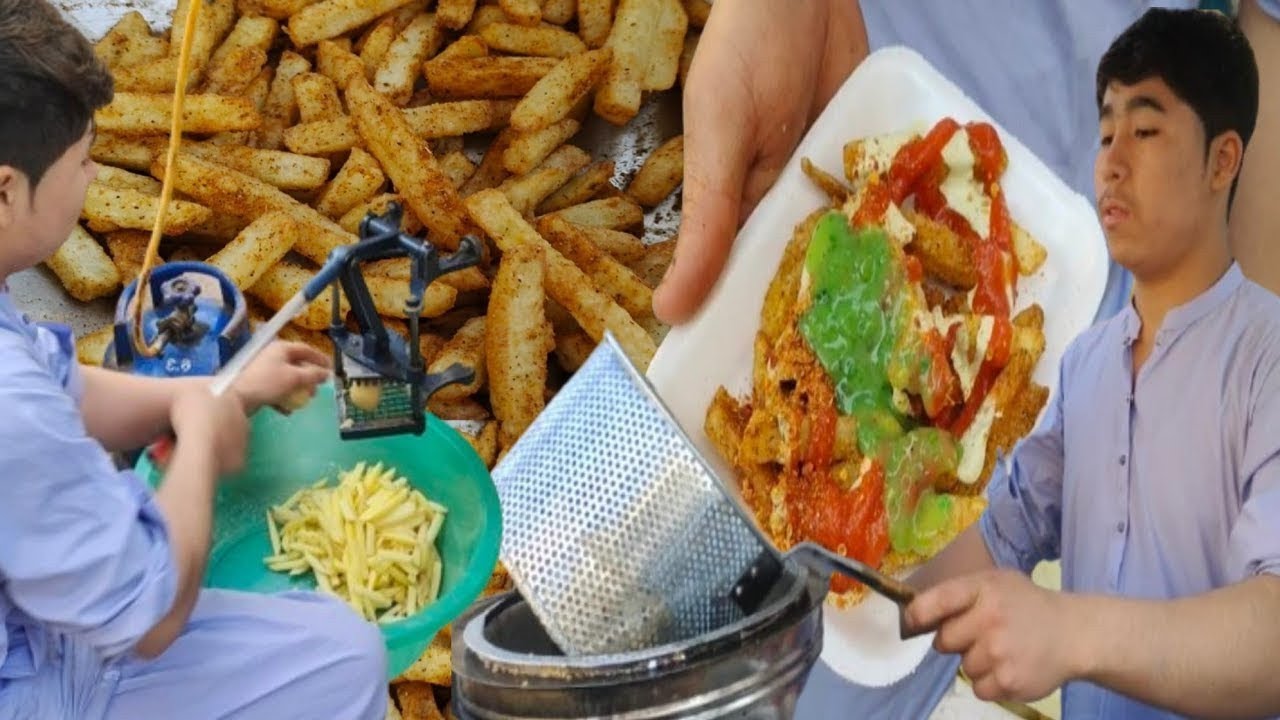 Spicy and Tasty French Fries Processing | Fries Roll Making | Vibes Before Ramadan | WAHJOC Food