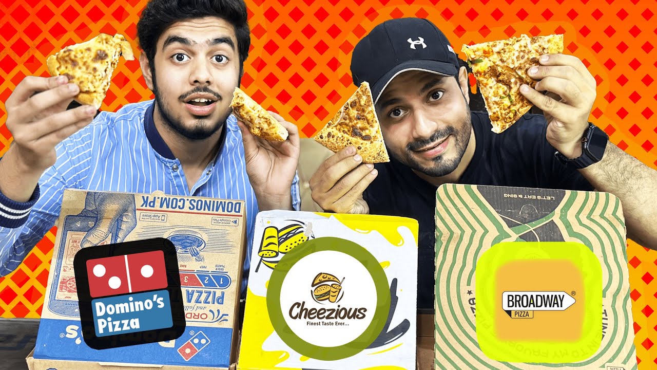 Cheezious Vs Domino’s Vs Broadway Pizza Comparison | Fast Food Review