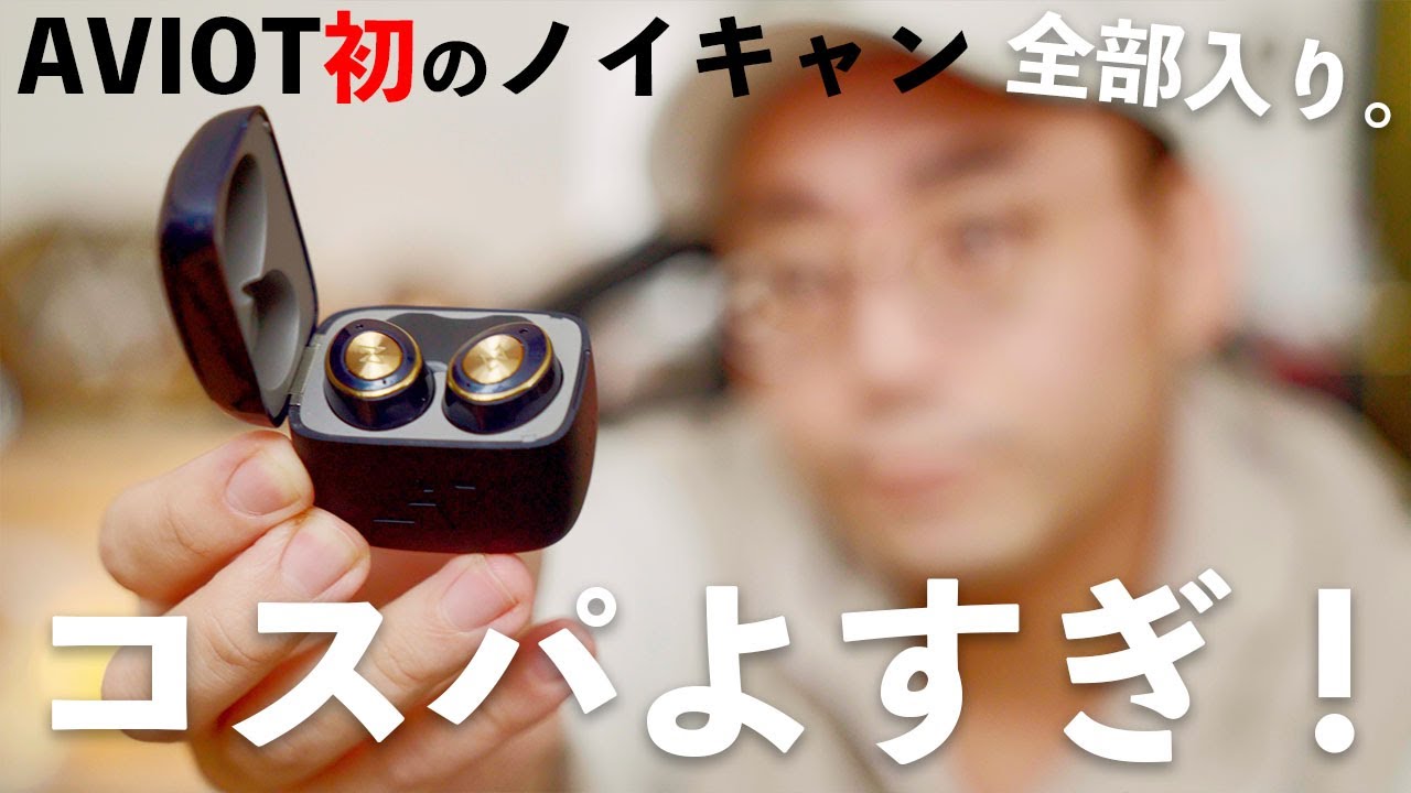 【コスパよすぎ】AVIOT初の全部入りノイキャン完全ワイヤレスがやってきた。【TE-D01m】