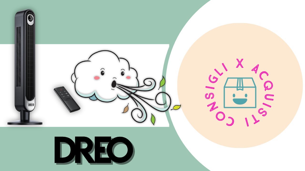 Comfort Assoluto: Dreo ventilatore a torre ultra silenzioso con telecomando #amazon  🥵😊