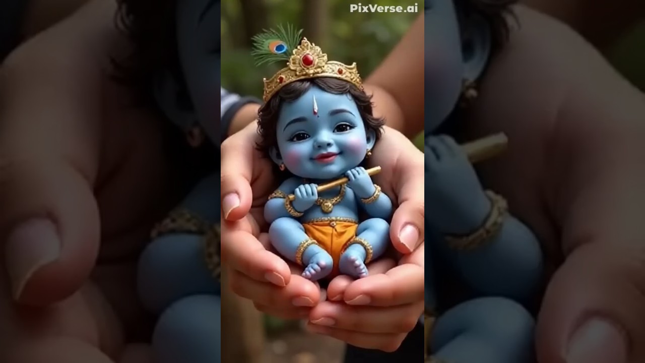 Cutechotu krishna #kanha#krishna#cute#littlekrishna#viralvideo#trending#fun#cartoon#animation#shorts