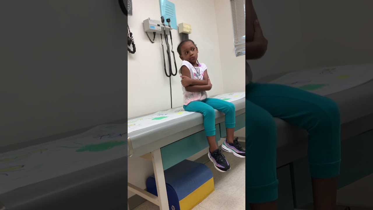 Yaurie getting her shots