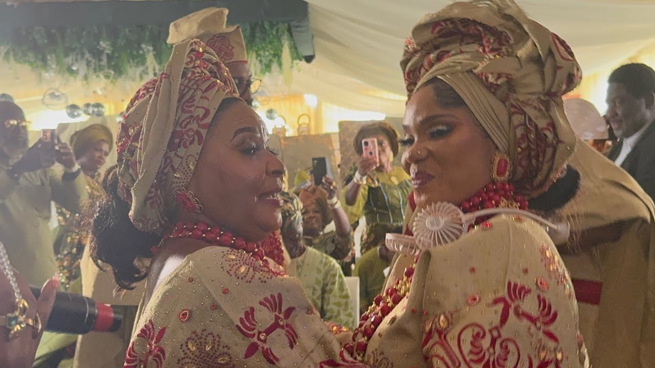 IYABO OJO AND HER IN-LAWS AT PRISCILLA ABD JUMA’S ENGAGEMENT CEREMONY