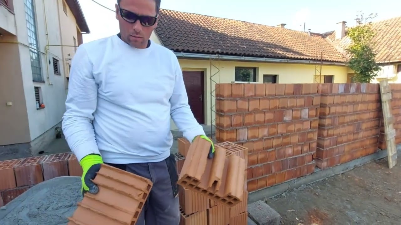 Giter blok. Zidanje
