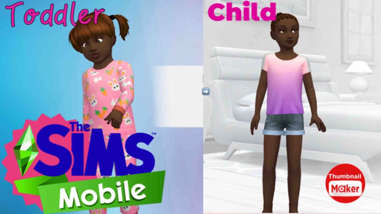 Sims Mobile Gameplay #4 - Age to Child makeover