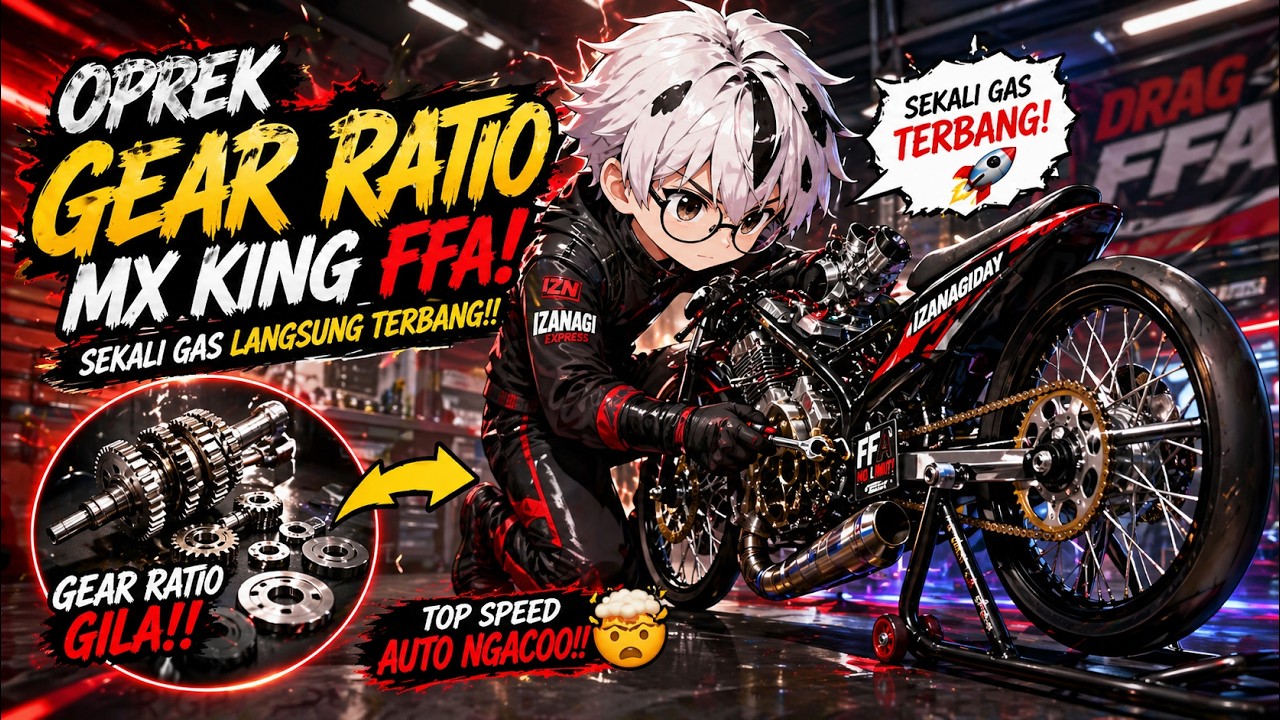 INI GEAR RATIO PALING GILA! MX KING FFA GUA JADI TERBANG BENERAN!! [Part 45]