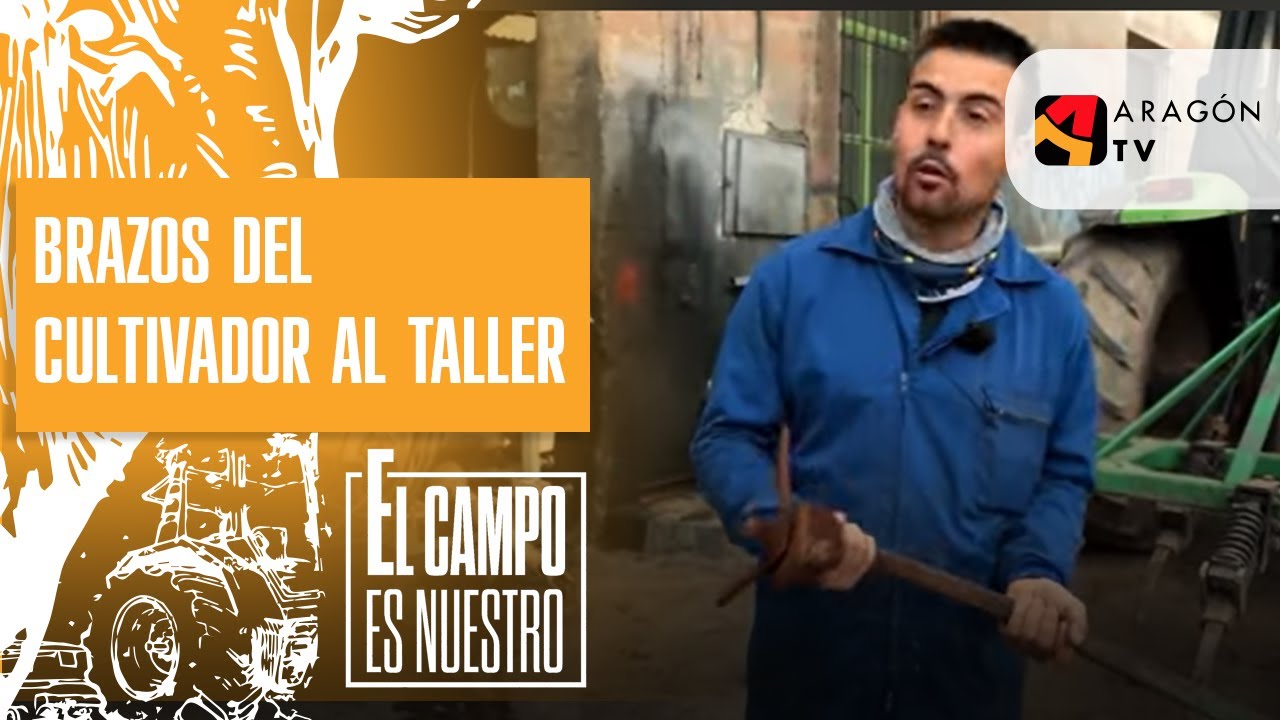Josema tiene que llevar unos brazos del cultivador a reparar al taller