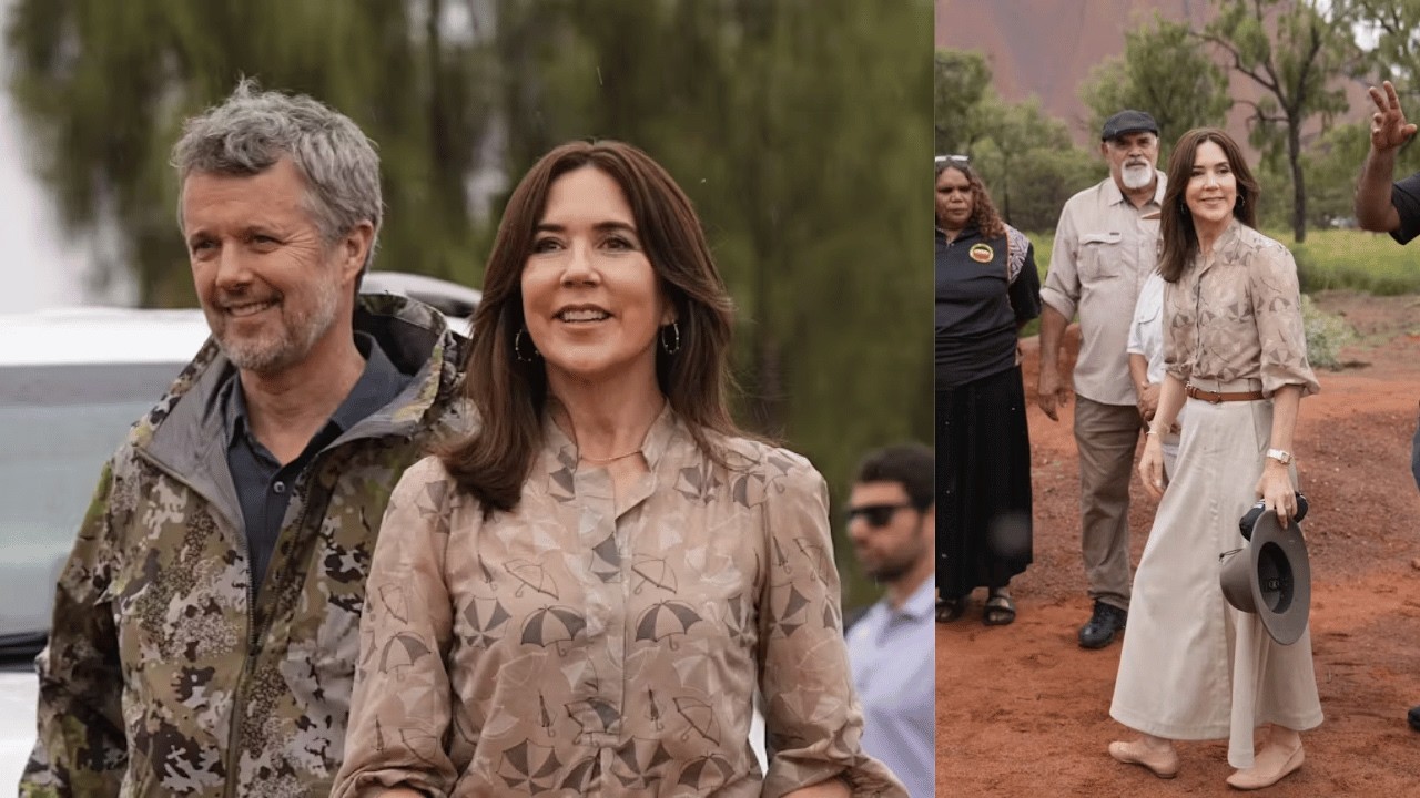 Уроженка Австралии, королева Мария, и ее муж, король Фредерик, начинают свой шестидневный тур в У...