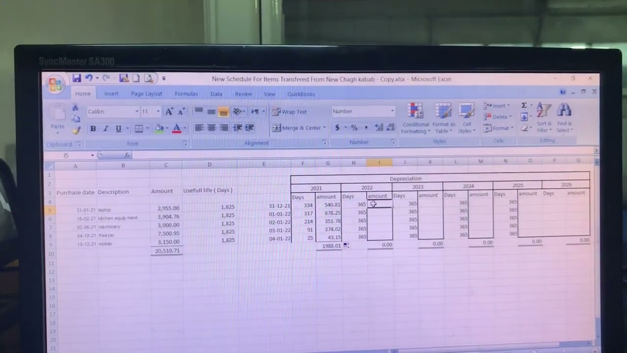 How To Calculate Depreciation | Malaywlam depreciation #excel 