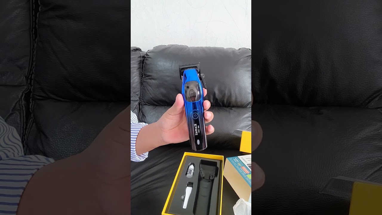 unboxing máquina kemei clipper 10000 RpM