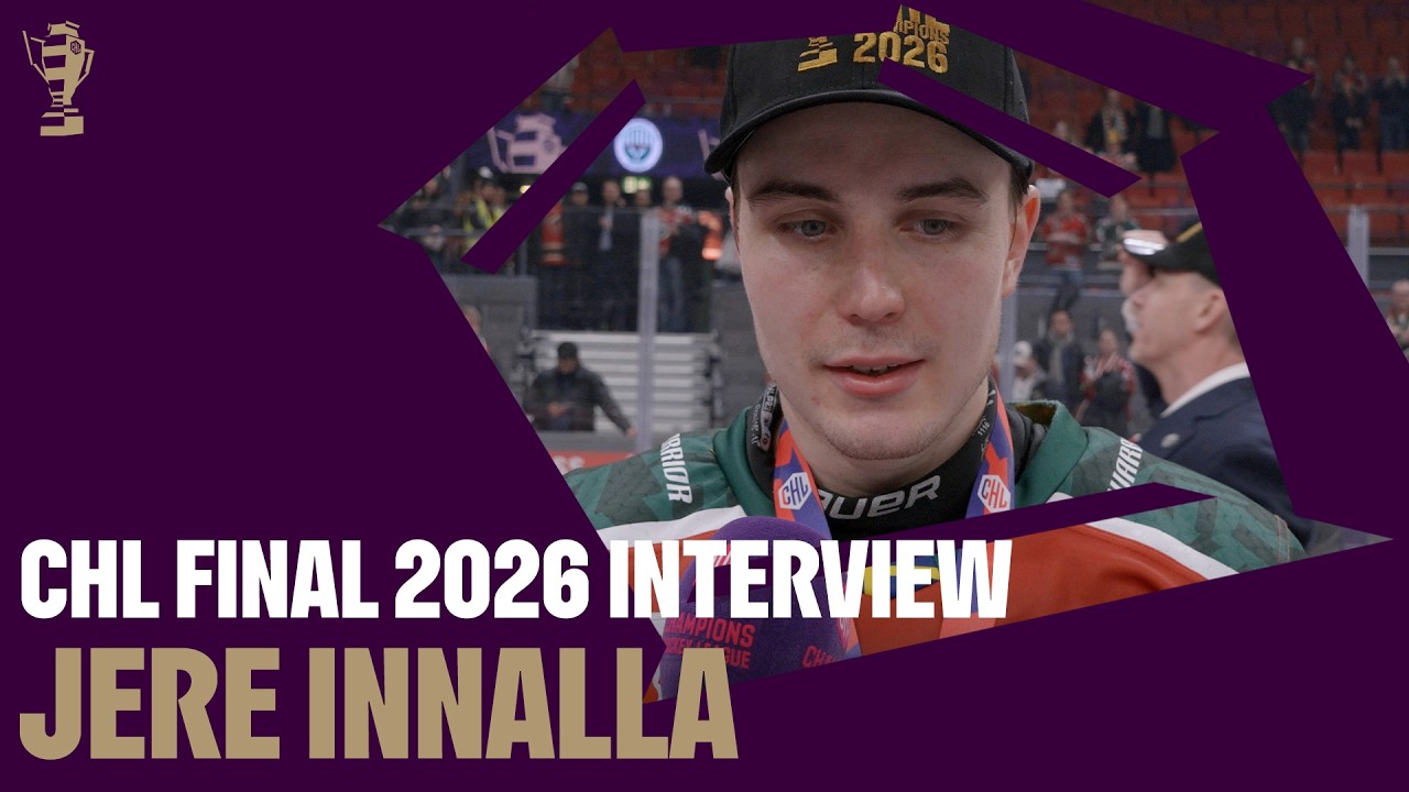 Frölunda's Jere Innala After Winning the CHL Final | CHL Final 2026