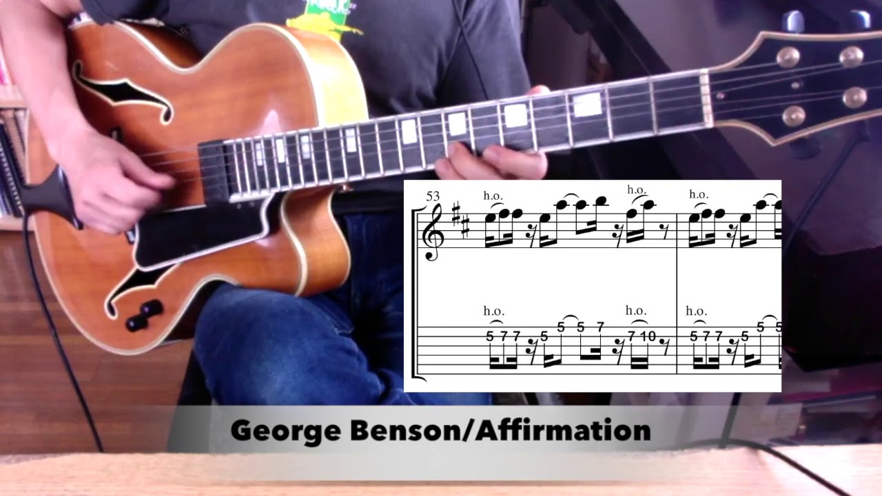 George Benson/Affirmation all part all instrument transcribed and cover by Naoyuki Kudo w/tab