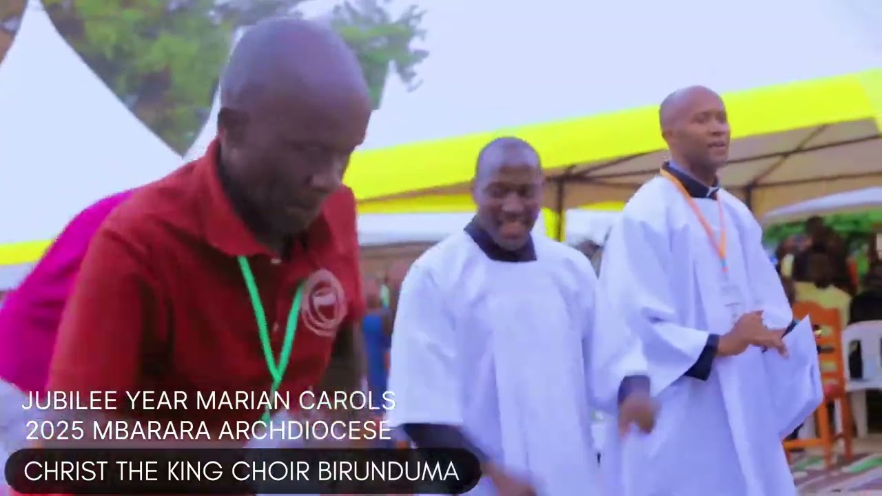 Archbishop Lambert Bainomugisha dancing Entogoro by Christ the King Choir Birunduma Parish