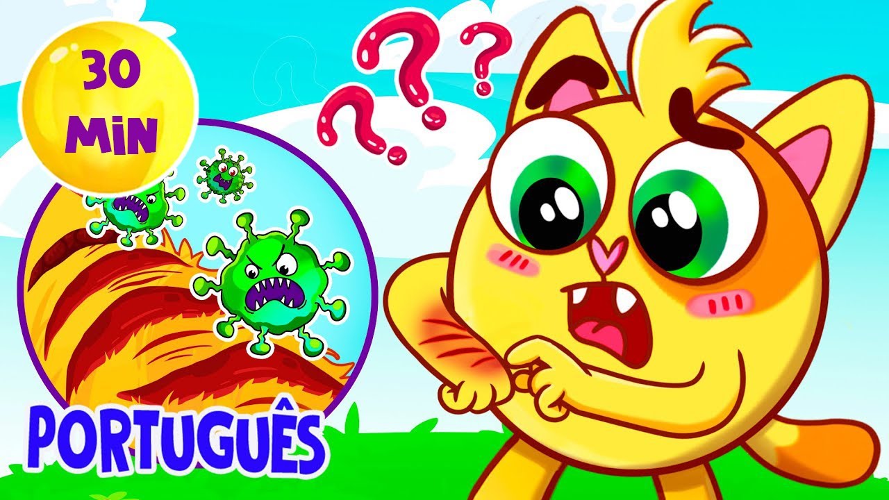 Canção da Casquinha de Ferida | + Melhores Histórias Infantis por Baby Zoo Português 😻🐨🐰🦁