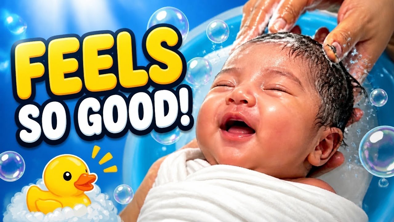 Wait, is this actually my first head bath?!