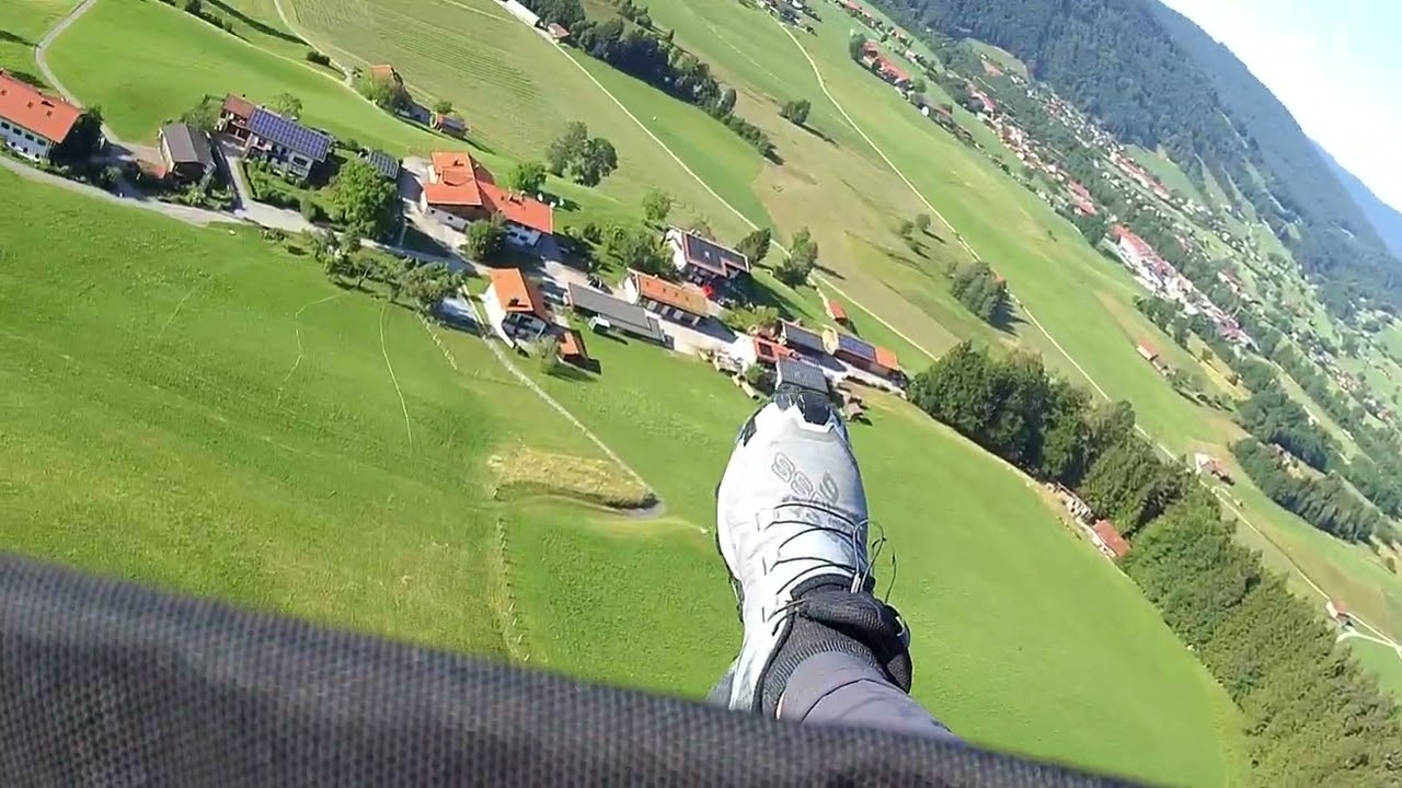 Landeanflug Ruhpolding Gstatt comin home