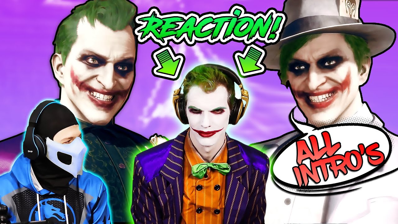 The Joker and Sub-Zero React to All Joker's Intro Dialog! | MK11 PARODY!