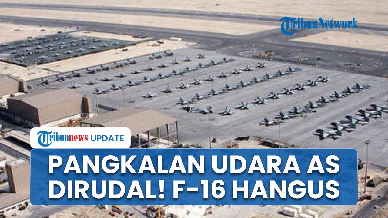 Pangkalan Udara AS di Al-Kharj Arab Dihantam Rudal Iran, Jet Tempur F-35 & F-16 Washington Hangus