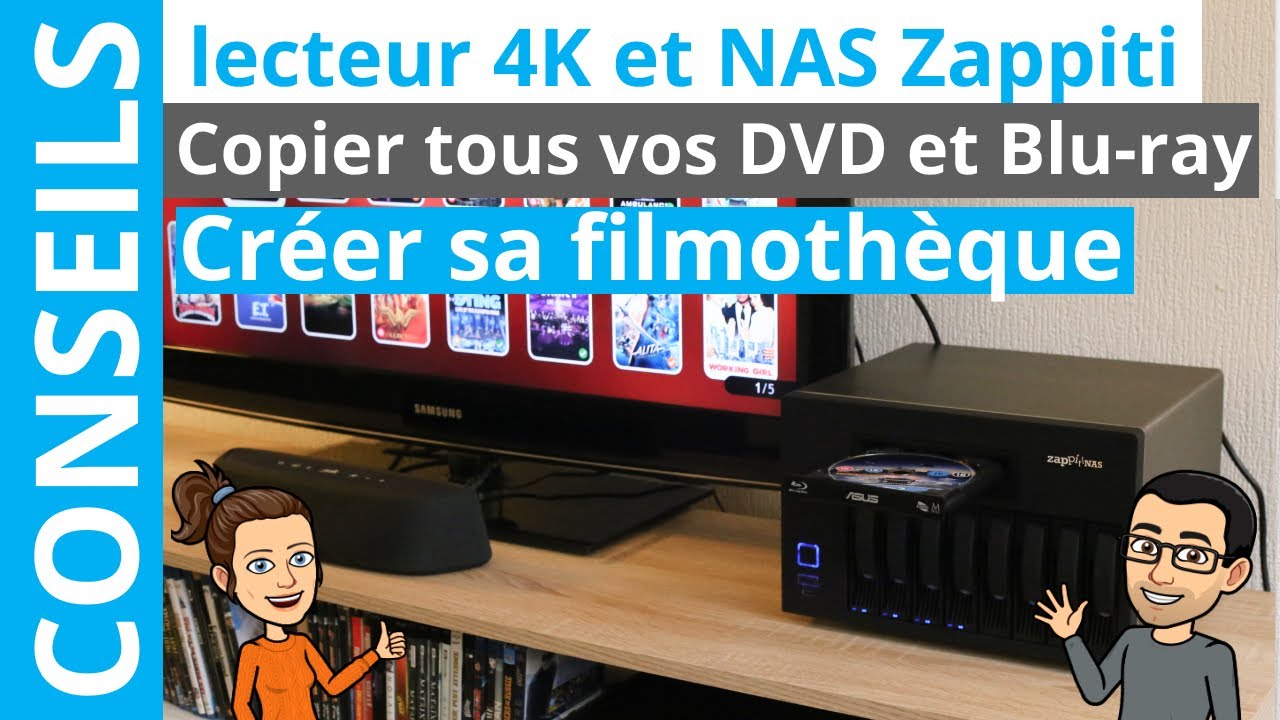 Zappiti : Comment copier DVD, Blu-ray, 4K et créer une filmothèque à la maison