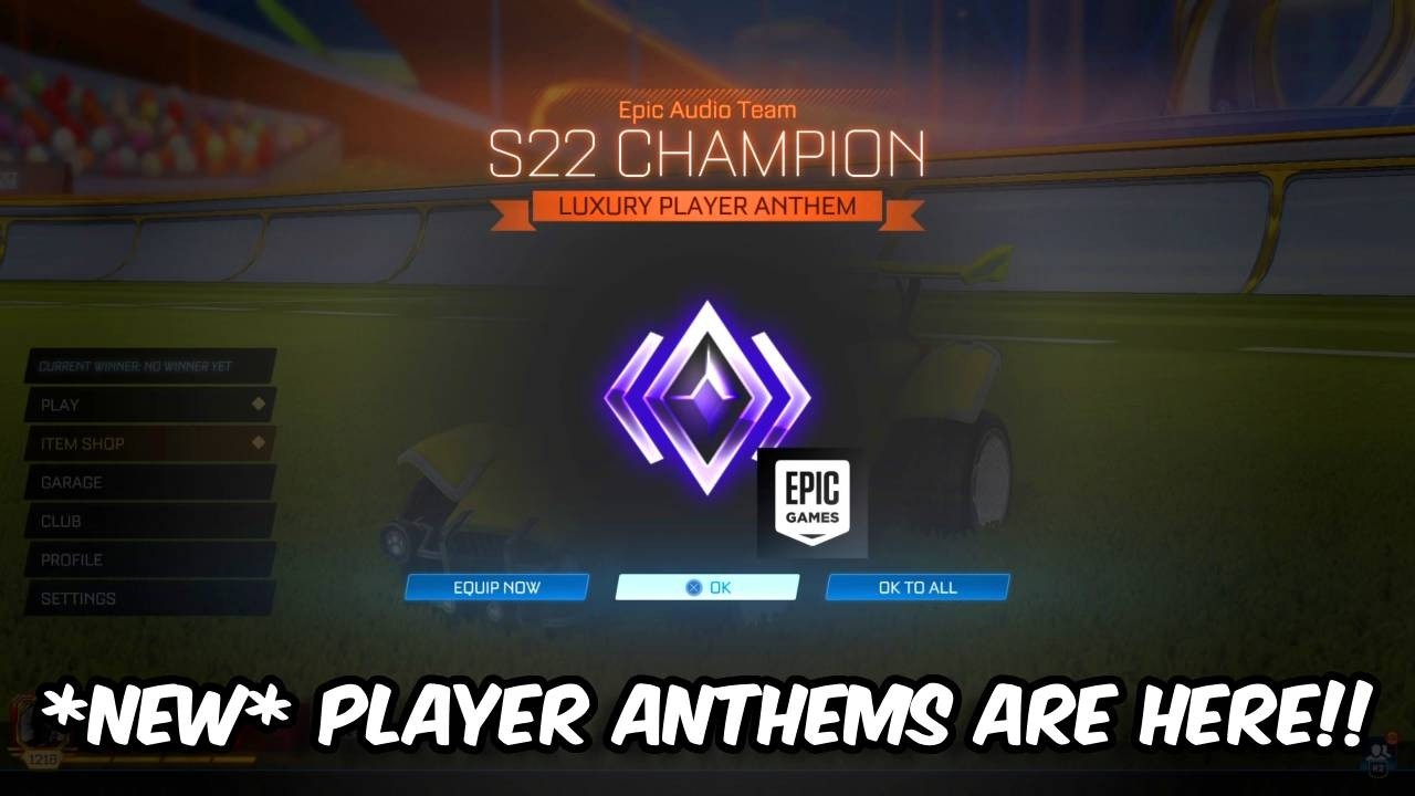 *NEW* SEASON REWARD PLAYER ANTHEMS ARE HERE!! (Rocket League Season 23)