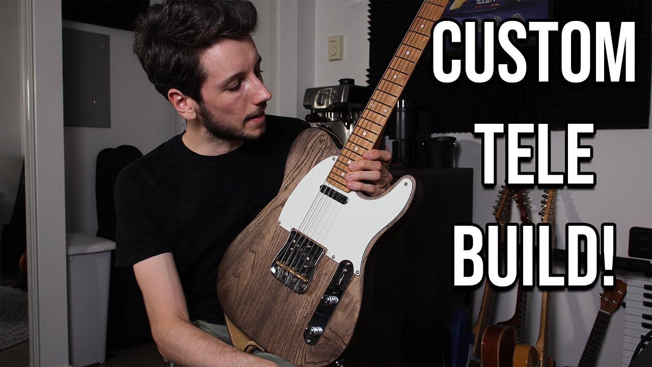 Building A Custom Partscaster From Scratch! (Precision Guitar Kits Tele Build)