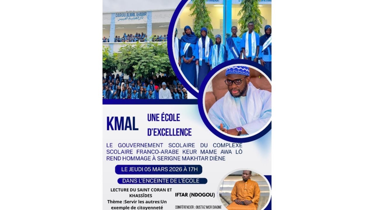 🔴 le gouvernement scolaire du complexe scolaire Franco - arabe keur M.Awa lo HOMMAGE S MAXTAR DIENE