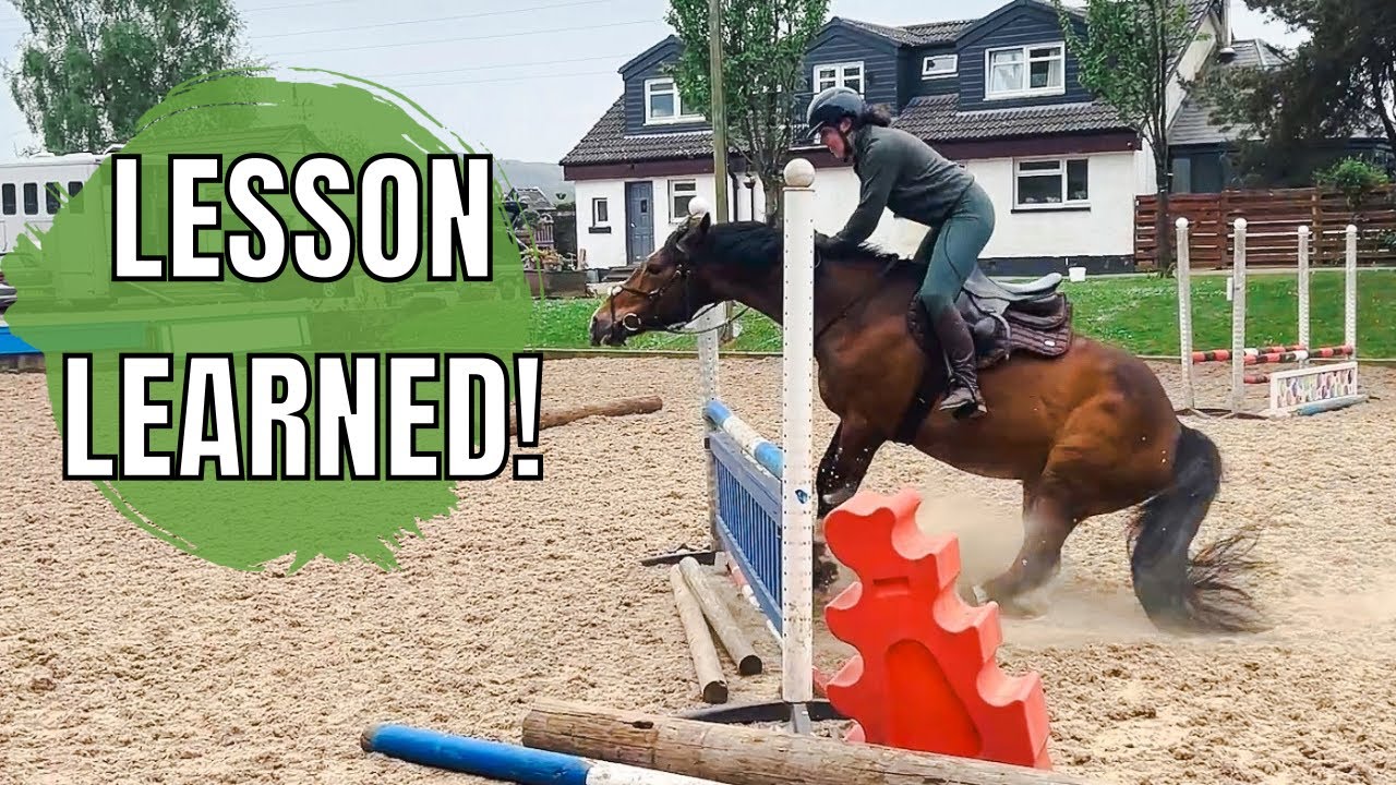 I LEARNED SO MUCH| Full Jumping Lesson