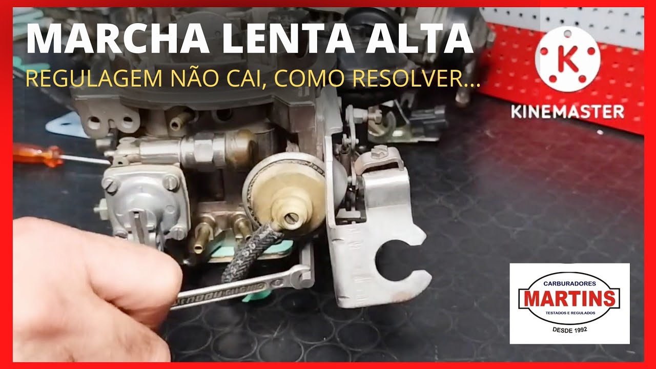 Rotação do motor/ marcha lenta alta/ Dicas, como conseguir dá uma boa regulagem/ Martins Carburador