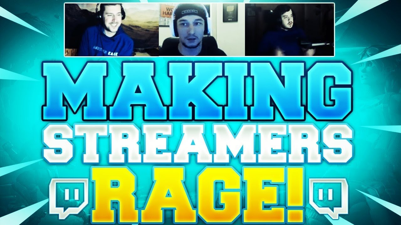 MAKING FORTNITE STREAMERS RAGE!! (Winter Royale)