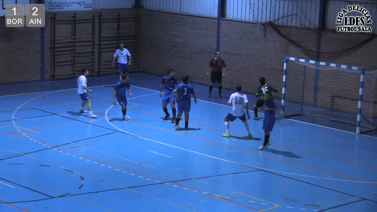 Resumen Borja FS - Ainzón FS. División de Honor. Liga Delicias Fútbol Sala