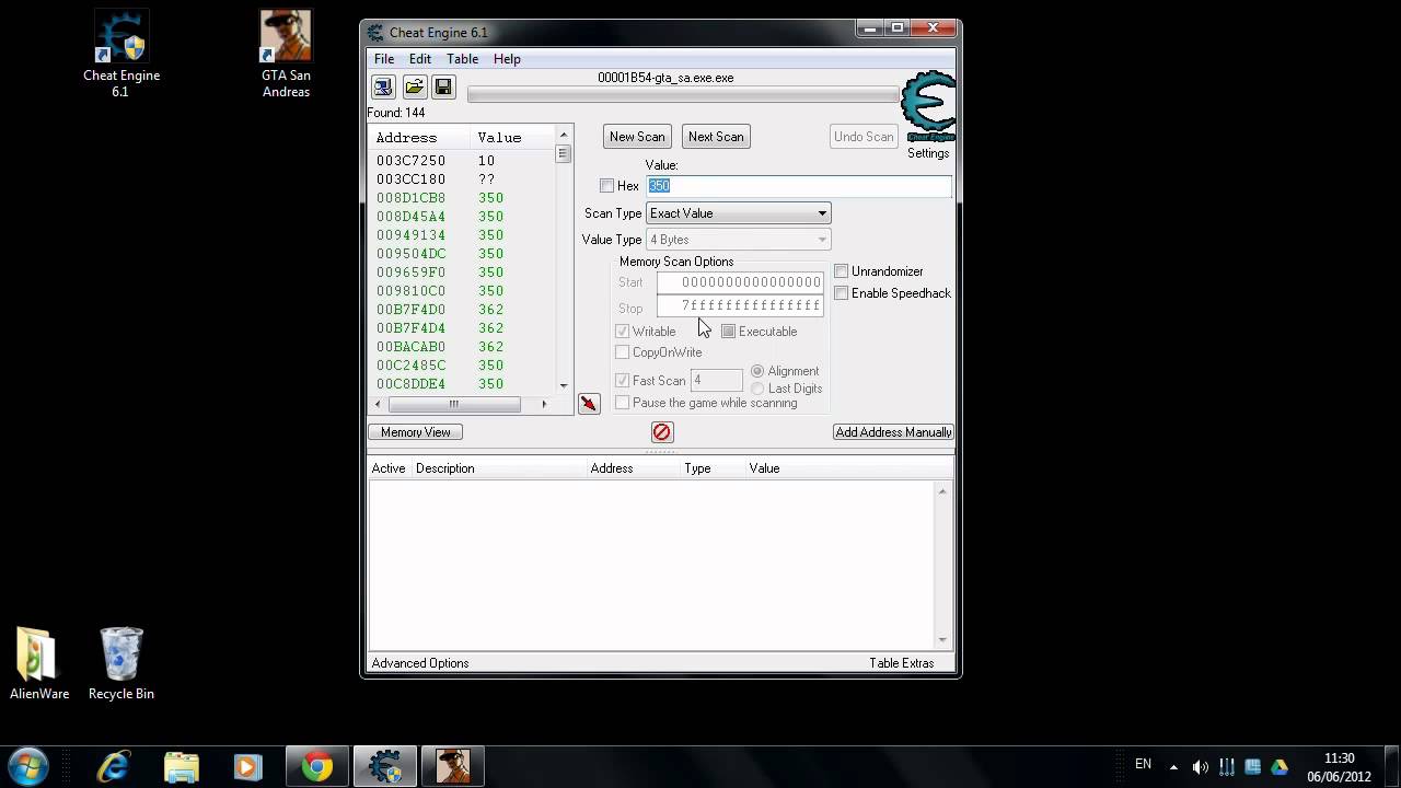 How to get more money in GTA San Andreas using Cheat Engine