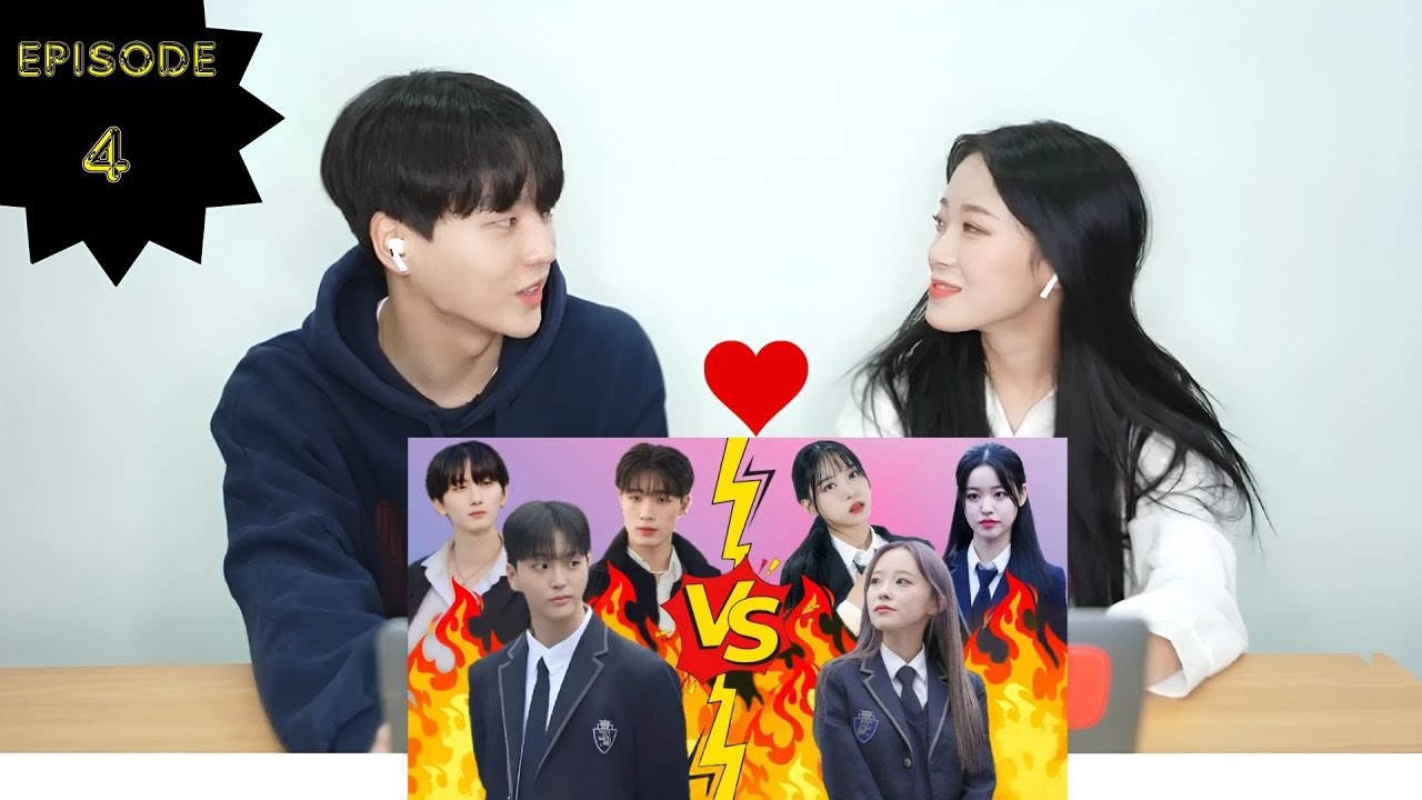 Artbeat Gaeun and Moonkyu visual couple are watching their own drama together (Ep 4) #gaeun #artbeat