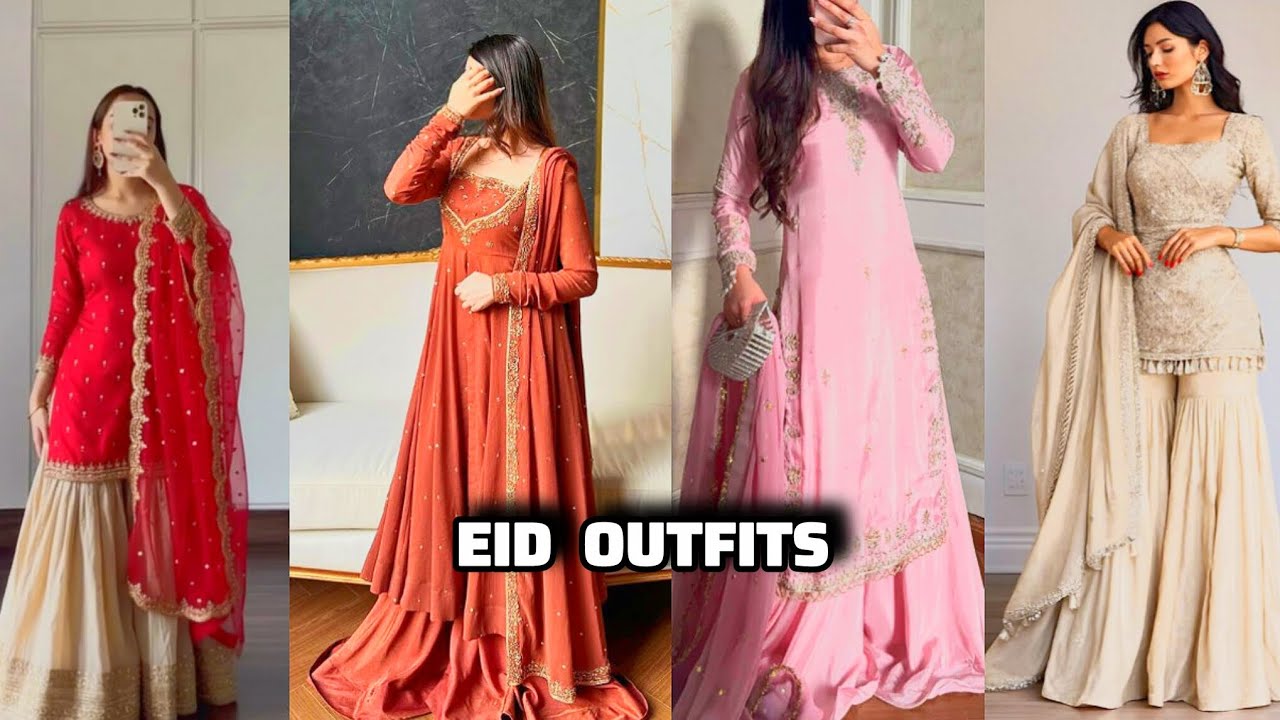 Find Eid outfits✨🌝 | heavy dresses | Eid outfit part-1 | #viral #outfitideas #trending #ootdguide 