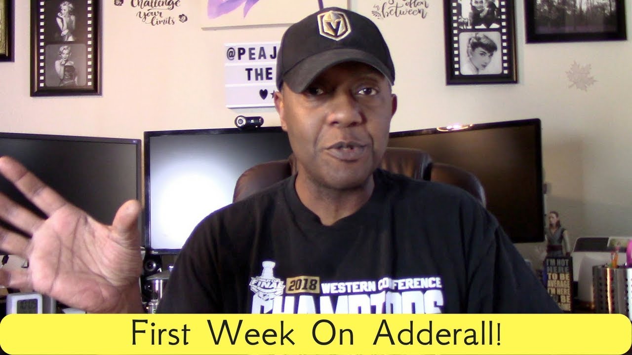 My First Week On Adderall