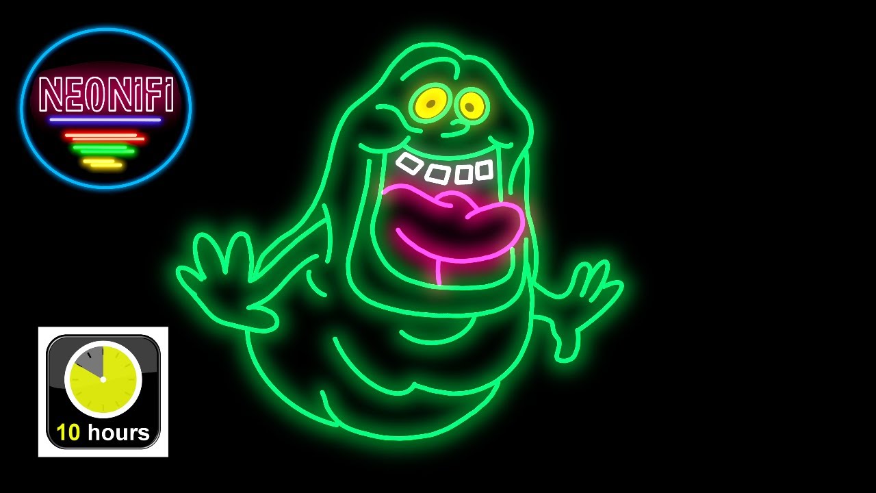 Slimer Neon Sign For Game Room or Man Cave!!