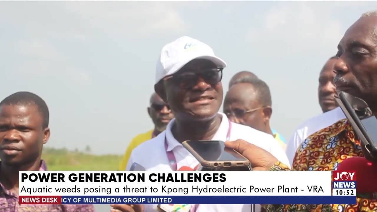 Aquatic weeds posing a threat to Kpong Hydroelectric Power Plant - VRA - News Desk