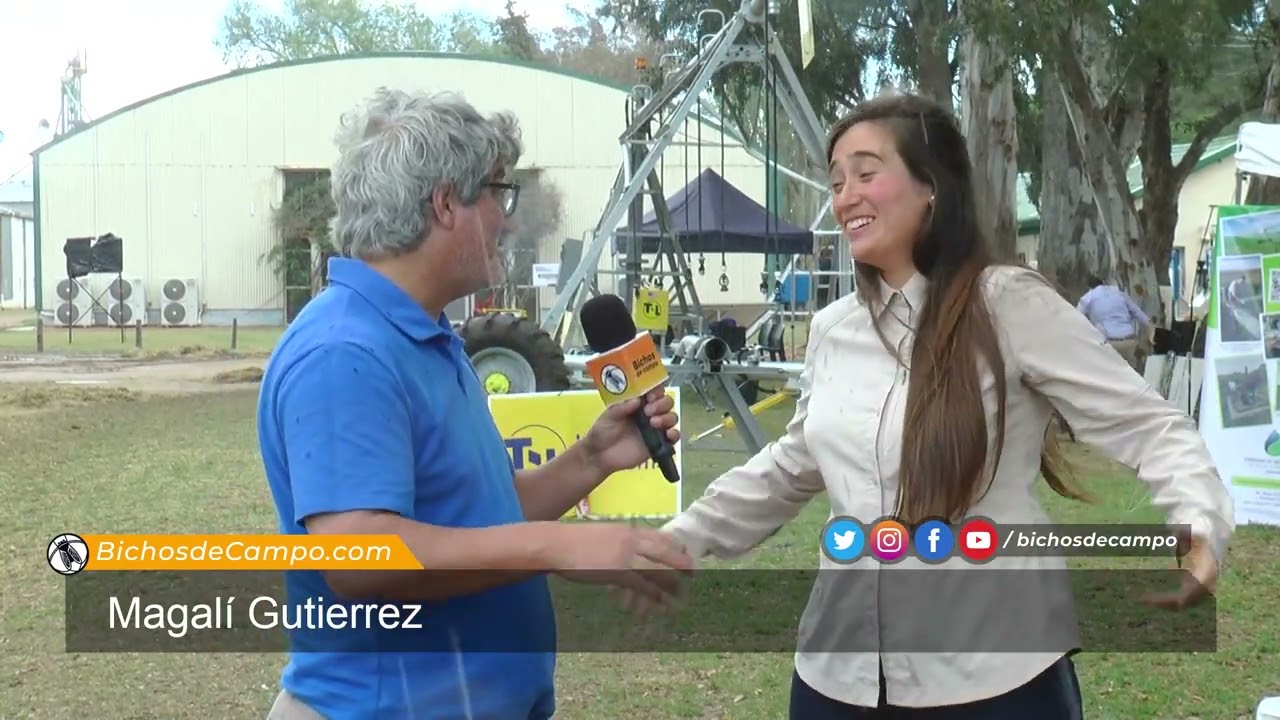 Magalí Gutiérrez, agrónoma del sistema chacras de Aapresid
