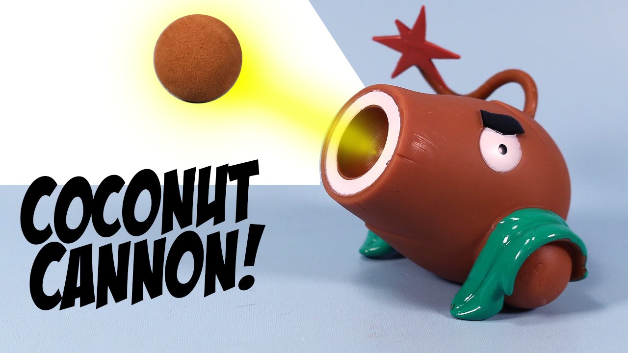 Plants vs. Zombies Coconut Cannon Popper Toy Review