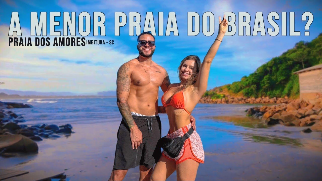 Será que essa é a menor praia do Brasil? Praia dos Amores – Imbituba 🌊