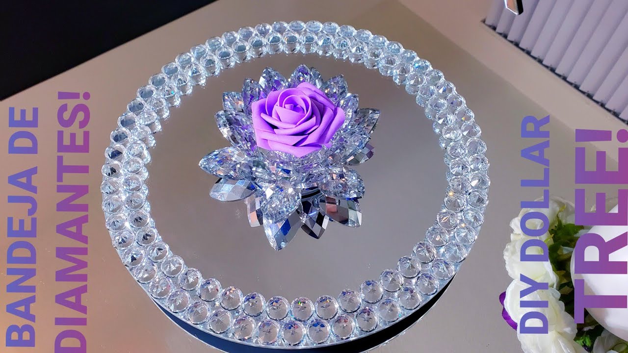 DIY DOLLAR TREE! 😍COMO HACER UN CENTRO DE MESA ELEGANTE!