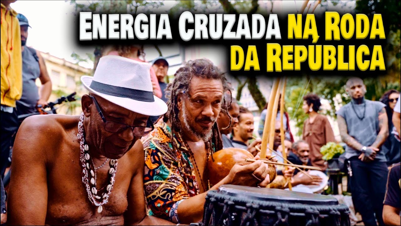Lançamento do CD do Mestre Nenê na Roda de Capoeira na Praça da República 24 de Março de 2024