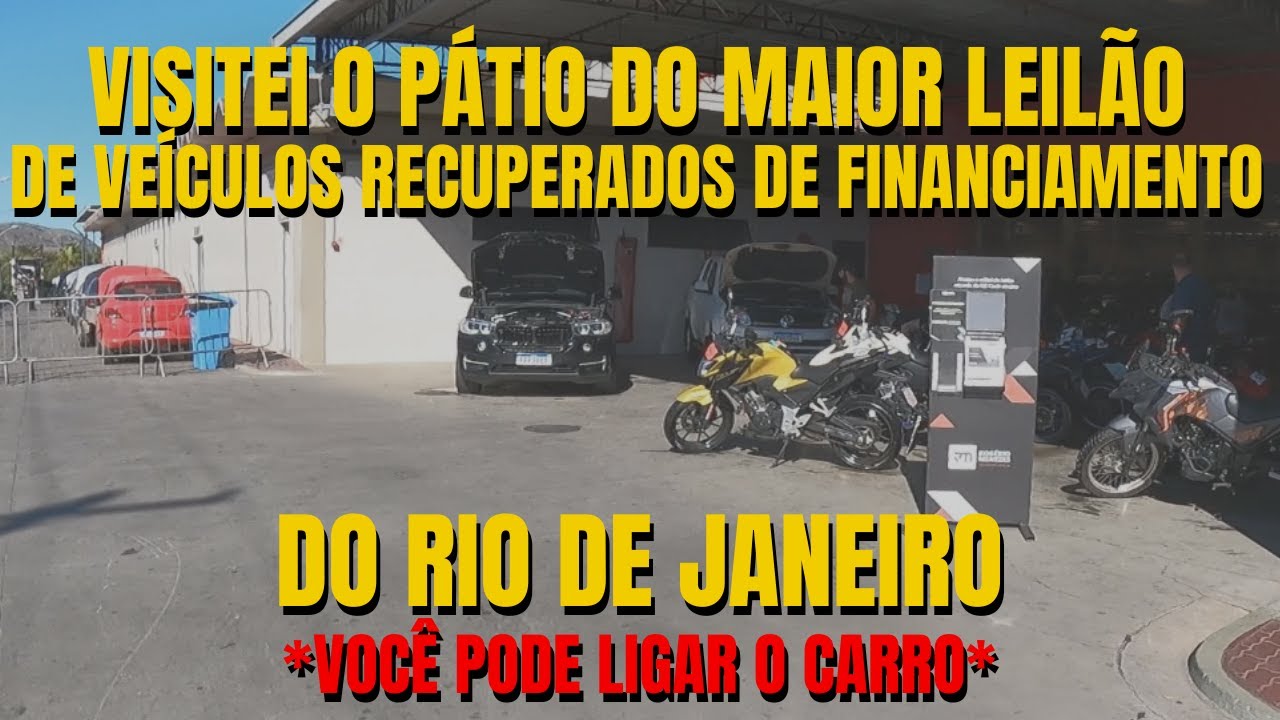 VISITAÇÃO AO PÁTIO DO LEILOEIRO ROGÉRIO MENEZES LEILÃO DE VEÍCULOS RECUPERADOS DE FINANCIAMENTO
