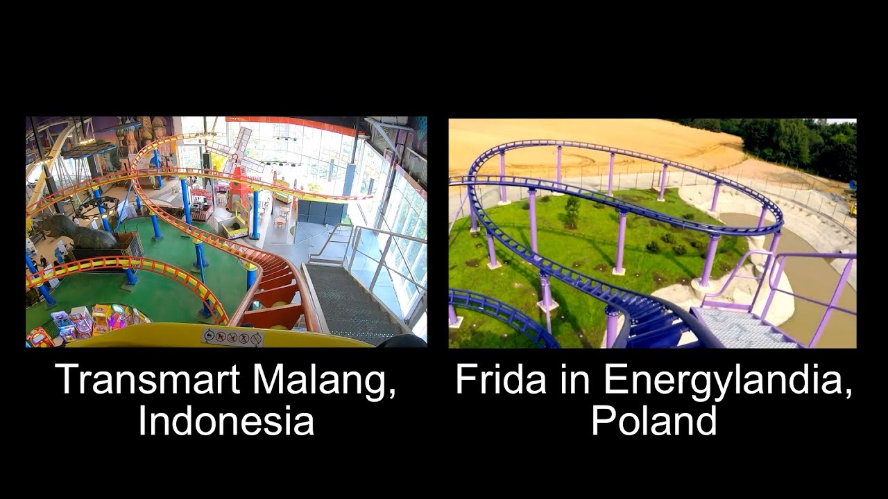 Roller Coaster in Transmart Malang and Frida in Energylandia Poland have same shape of tracks???
