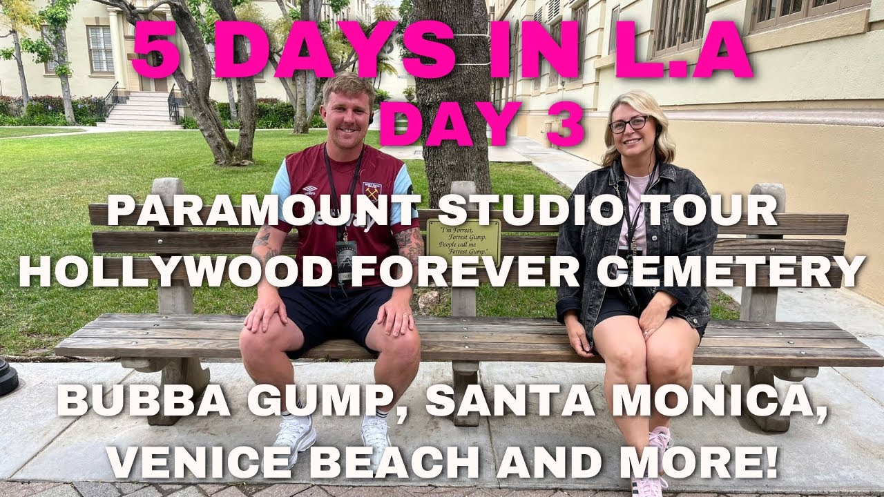 L.A VLOG 2024 DAY 3 | TREJO’S DONUTS | PARAMOUNT STUDIO TOUR | BUBBA GUMP