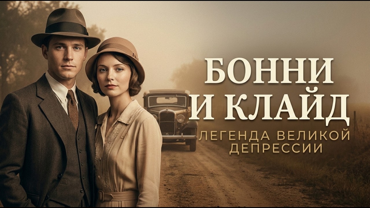 БОННИ И КЛАЙД: Как они стали ЗВЕЗДАМИ убийств, делали селфи с трупами и получили 130 ПУЛЬ!